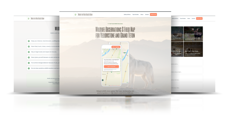 Where the Wild Beasts Roam - Mockup