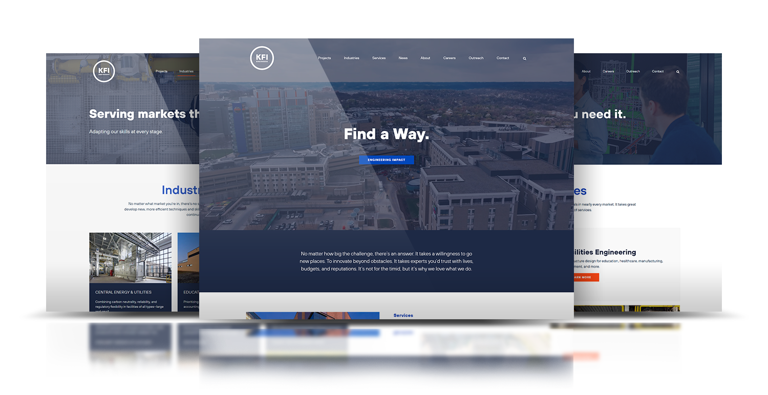 KFI Engineers website showcase